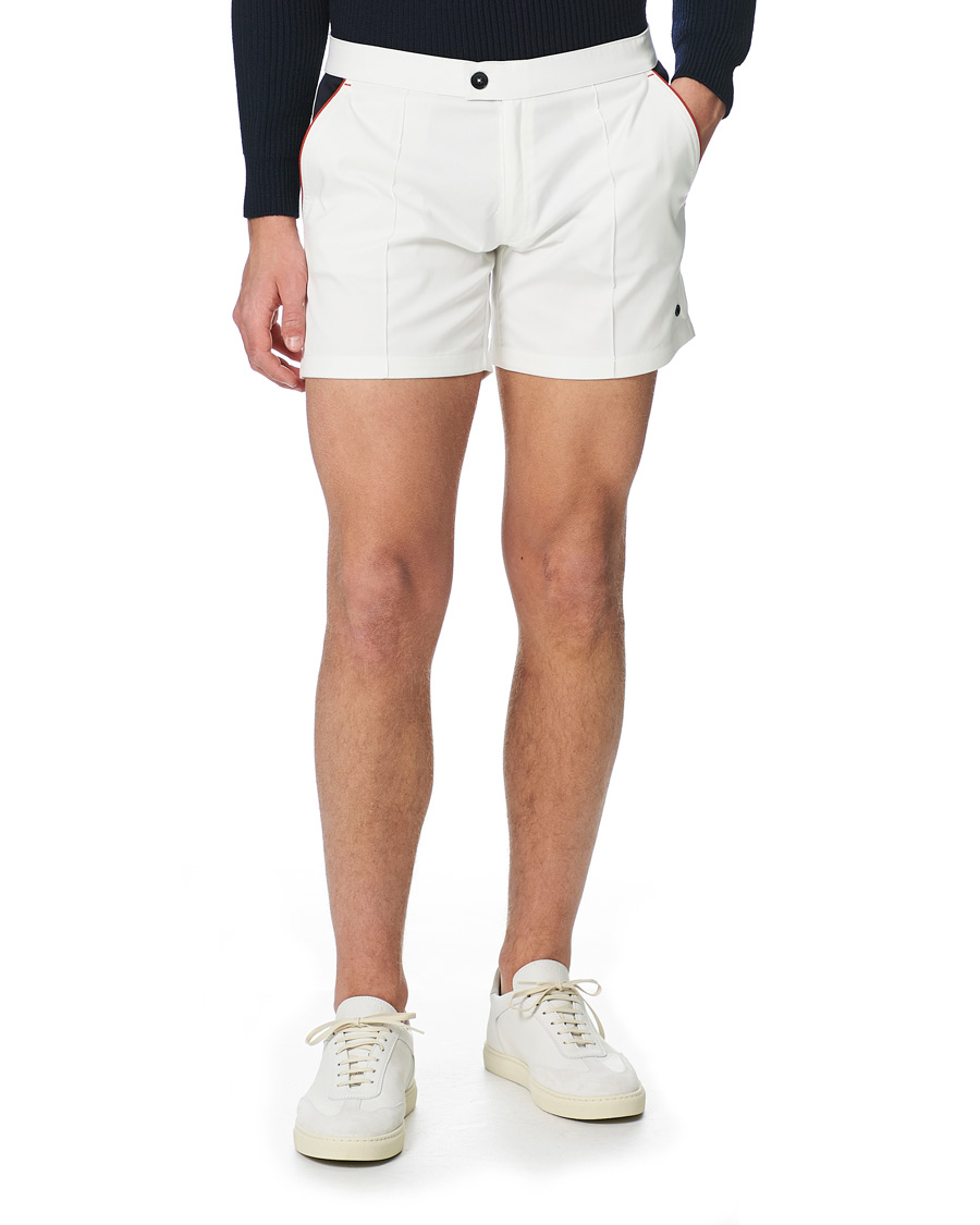 Heren | Korte broek | Ron Dorff | Tri-Color Tennis Shorts Off White