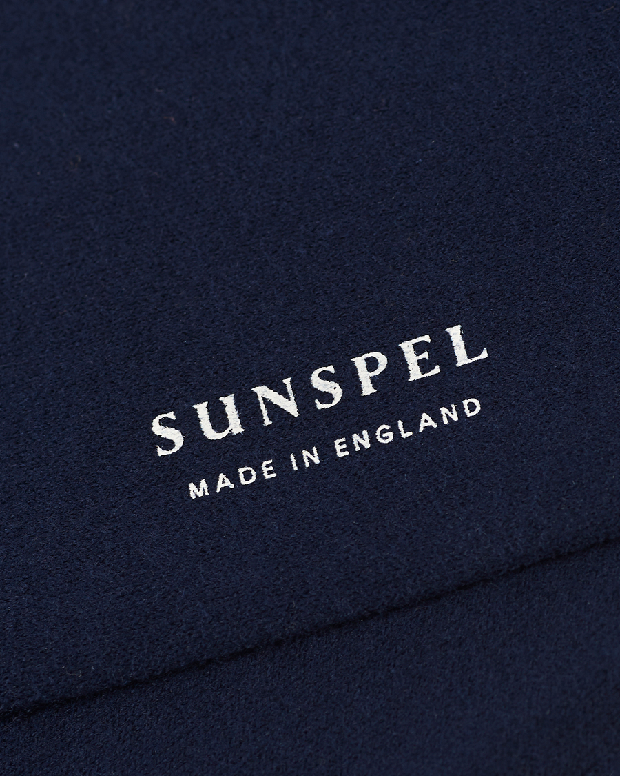 Heren | Best of British | Sunspel | Cotton Blend Socks Navy