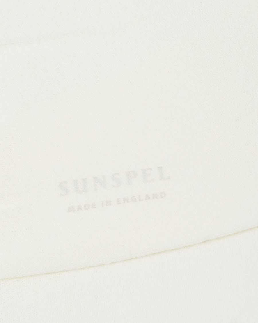 Heren | Sunspel | Sunspel | Cotton Blend Socks White