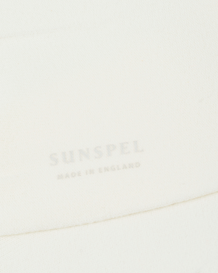 Heren | Sokken | Sunspel | Cotton Blend Socks White