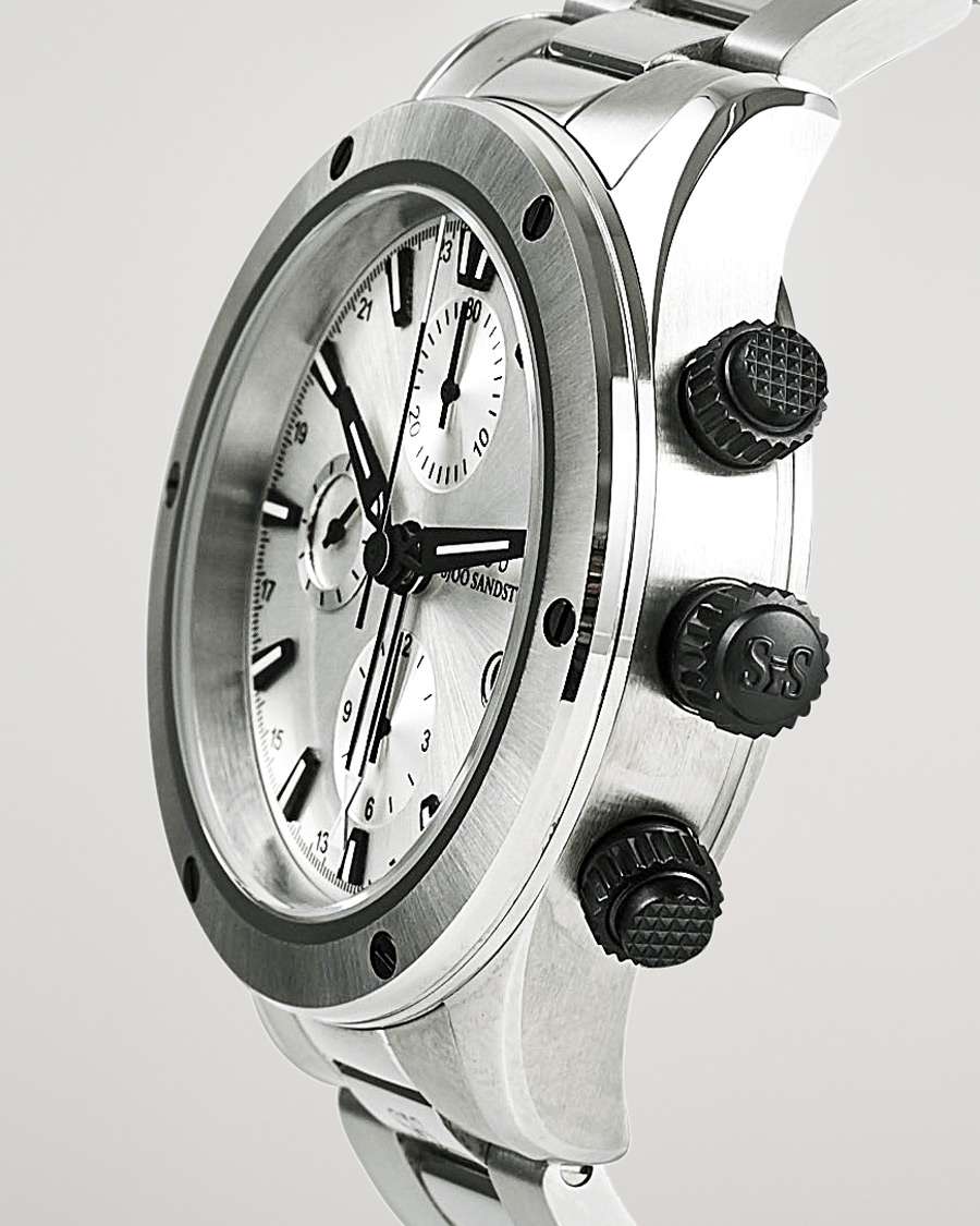 Heren | Sjöö Sandström UTC Extreme 44,2mm White and Stainless Steel | Sjöö Sandström | UTC Extreme 44,2mm White and Stainless Steel
