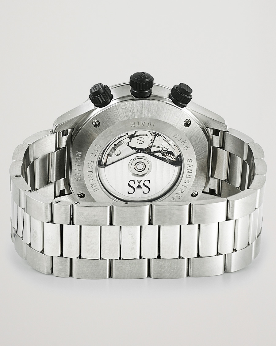 Heren | Sjöö Sandström UTC Extreme 44,2mm White and Stainless Steel | Sjöö Sandström | UTC Extreme 44,2mm White and Stainless Steel