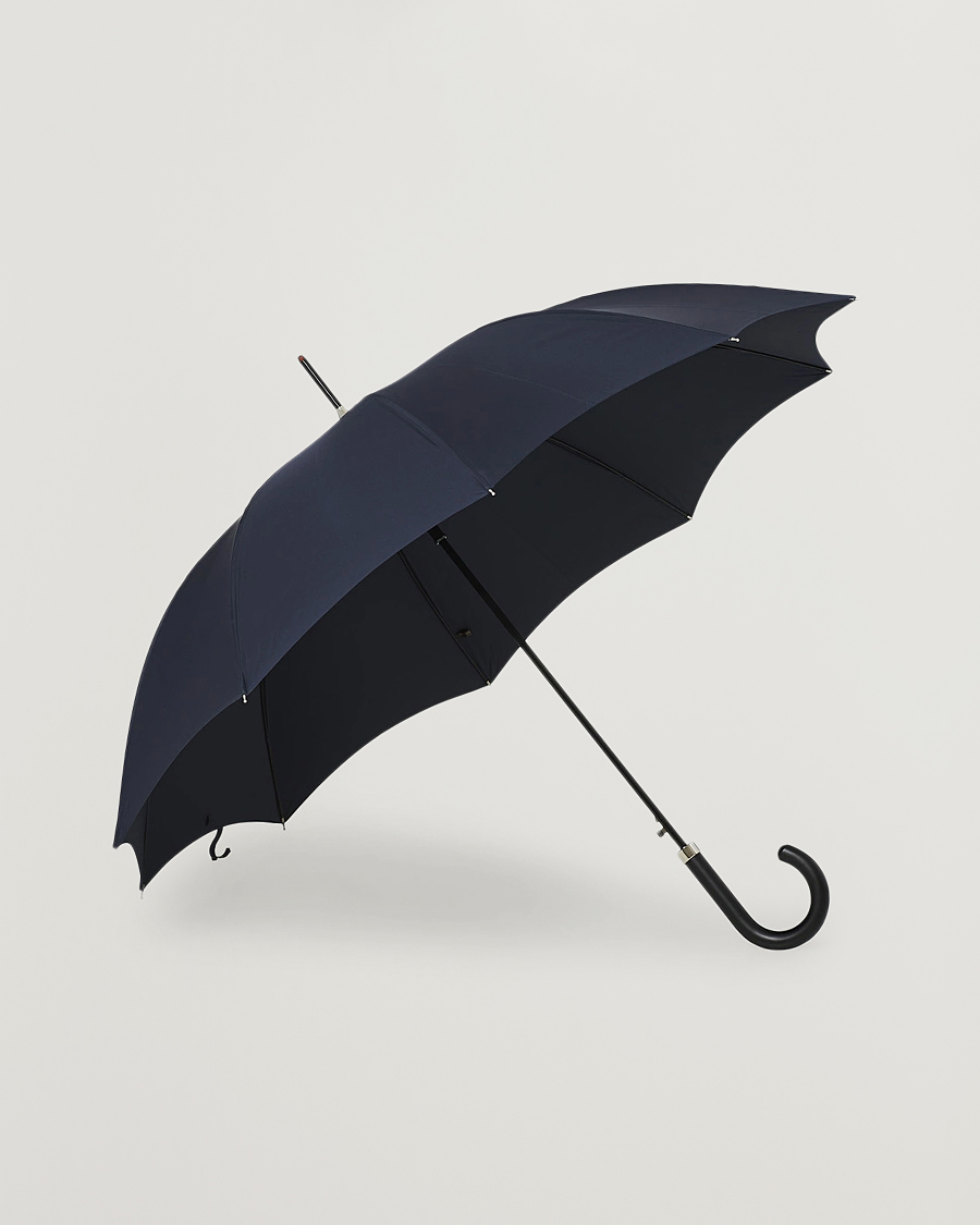 Heren | Paraplu's | Fox Umbrellas | Hardwood Automatic Umbrella Navy