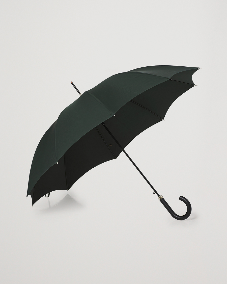 Heren | Paraplu's | Fox Umbrellas | Hardwood Automatic Umbrella Racing Green