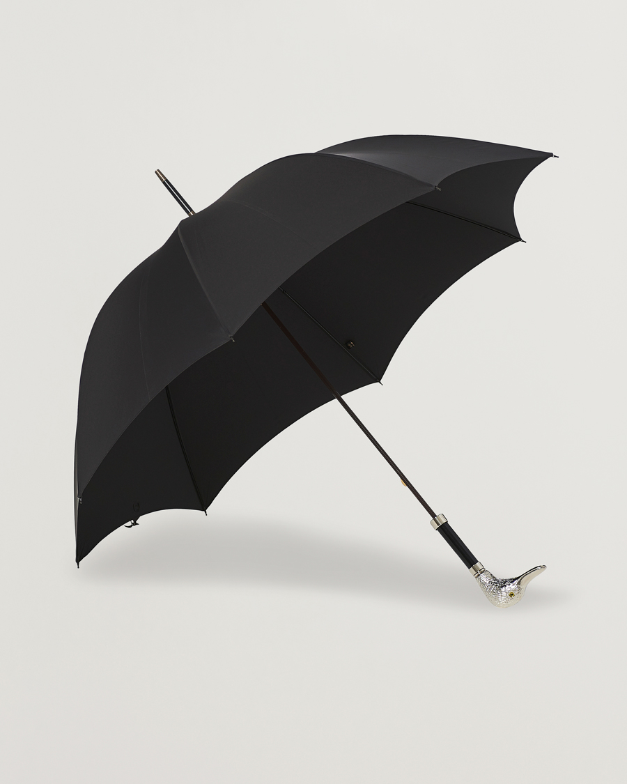 Heren | Paraplu's | Fox Umbrellas | Silver Duck Umbrella Black Black