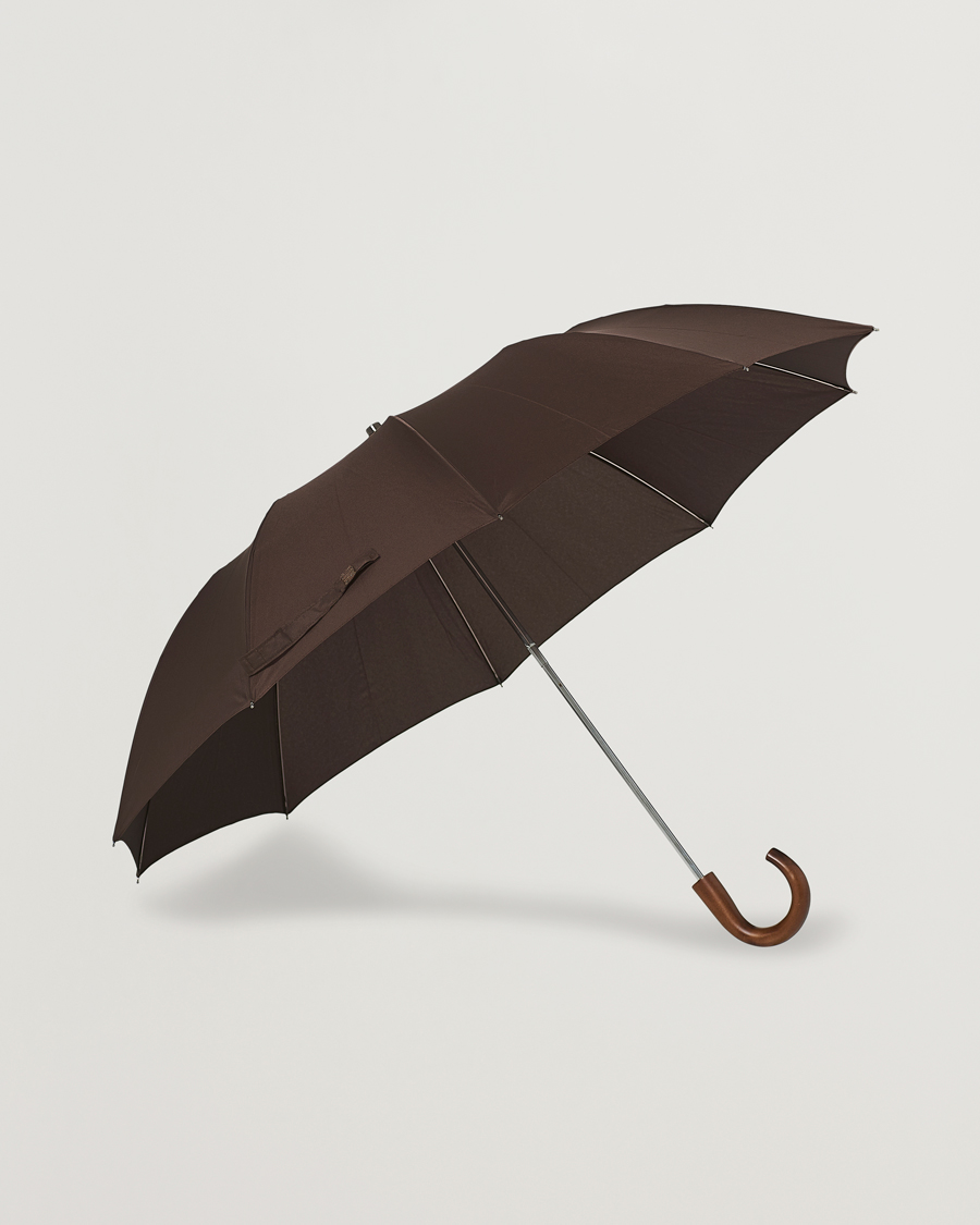 Heren | Paraplu's | Fox Umbrellas | Telescopic Umbrella Brown