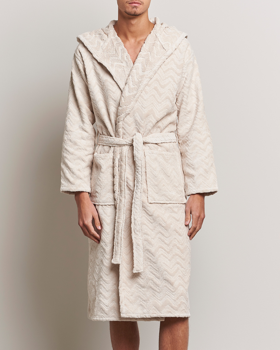 Heren | Lifestyle | Missoni Home | Rex Bathrobe Cream