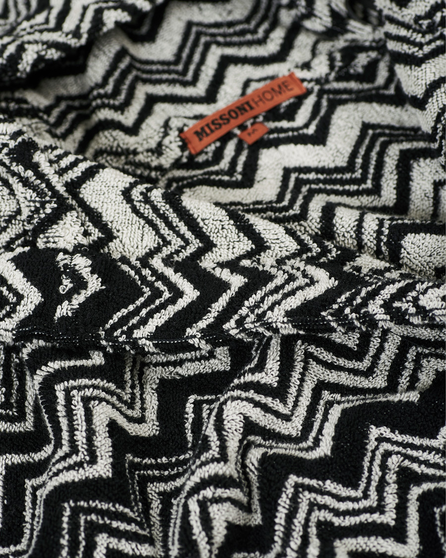 Heren | | Missoni Home | Keith Bathrobe Black/White