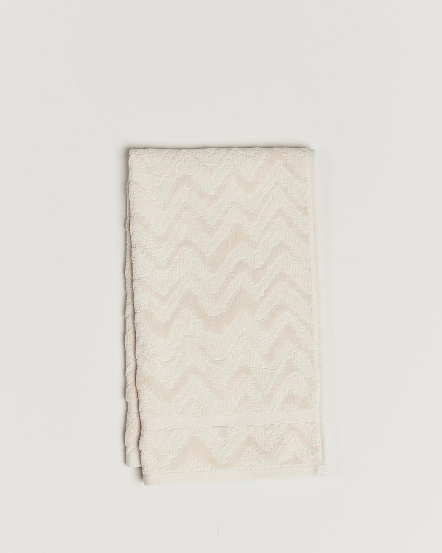 Heren | Stoffen | Missoni Home | Rex Hand Towel 40x70cm Cream