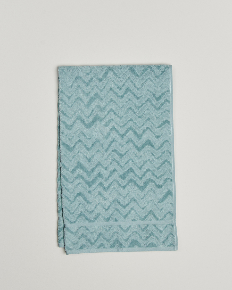 Heren | Stoffen | Missoni Home | Rex Bath Towel 70x115 cm Light Blue
