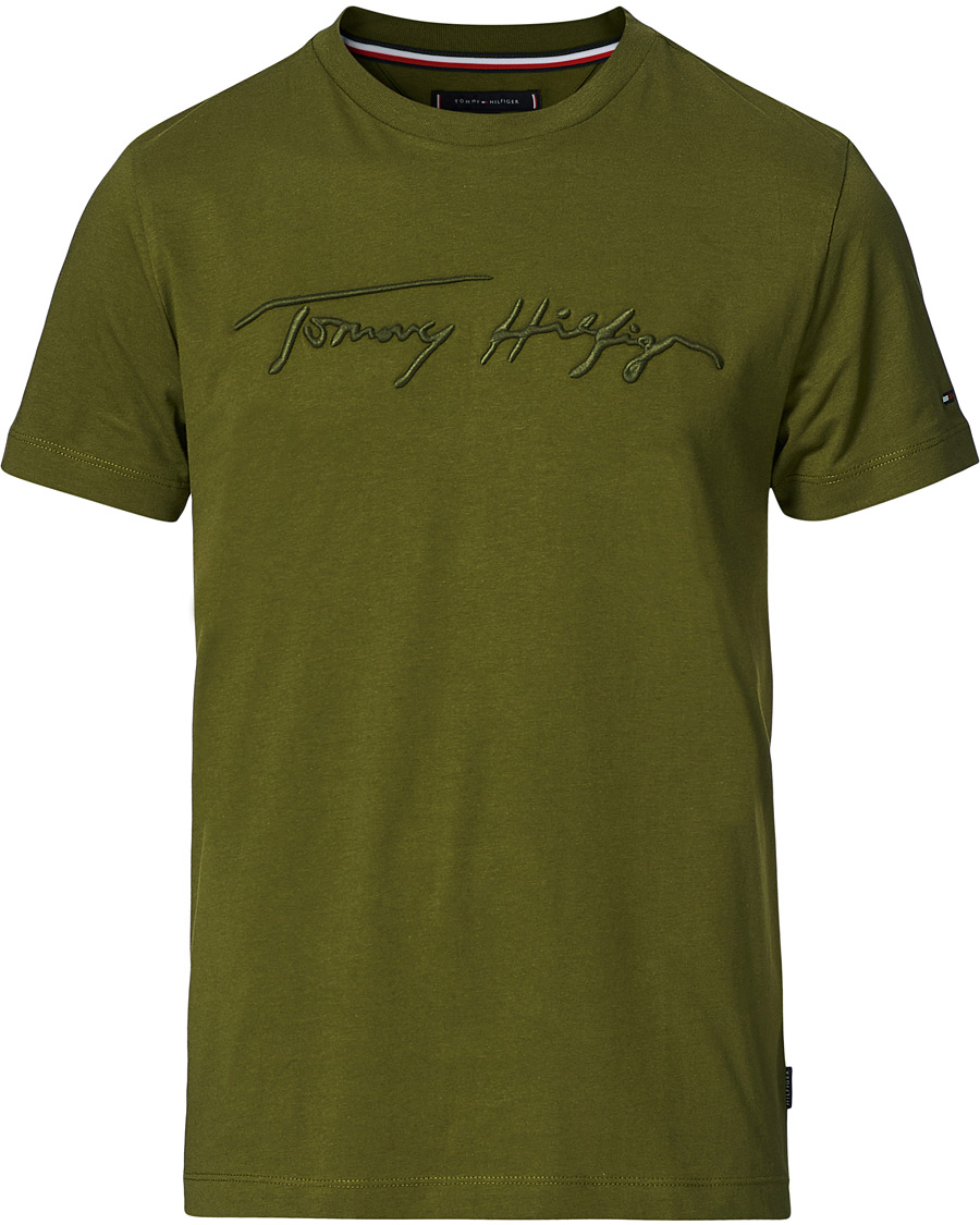 Heren | T-shirts | Tommy Hilfiger | Signature Graphic Crew Neck Tee Putting Green