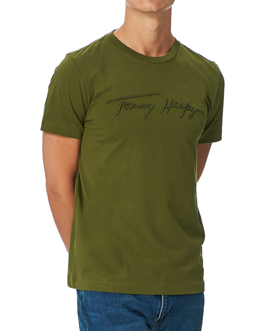 Heren | T-shirts | Tommy Hilfiger | Signature Graphic Crew Neck Tee Putting Green