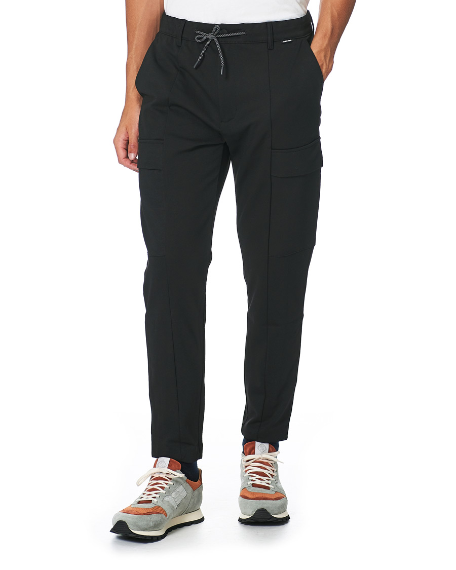 Heren | Broeken | Calvin Klein | Comfort Knit Cargo Pants Black