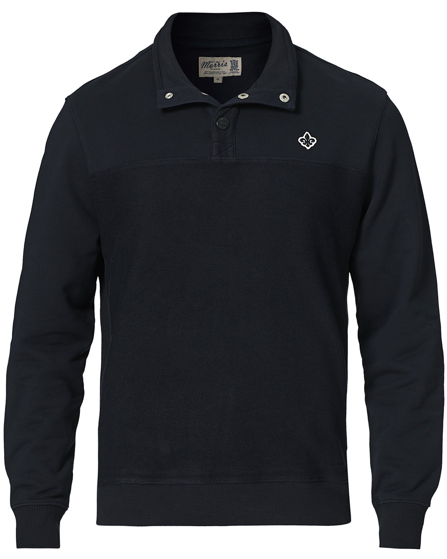 Heren | Truien | Morris | Northclyff Rugger Sweatshirt Old Blue