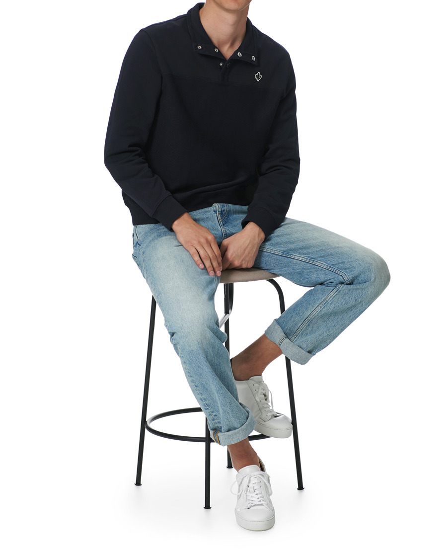 Heren | Truien | Morris | Northclyff Rugger Sweatshirt Old Blue