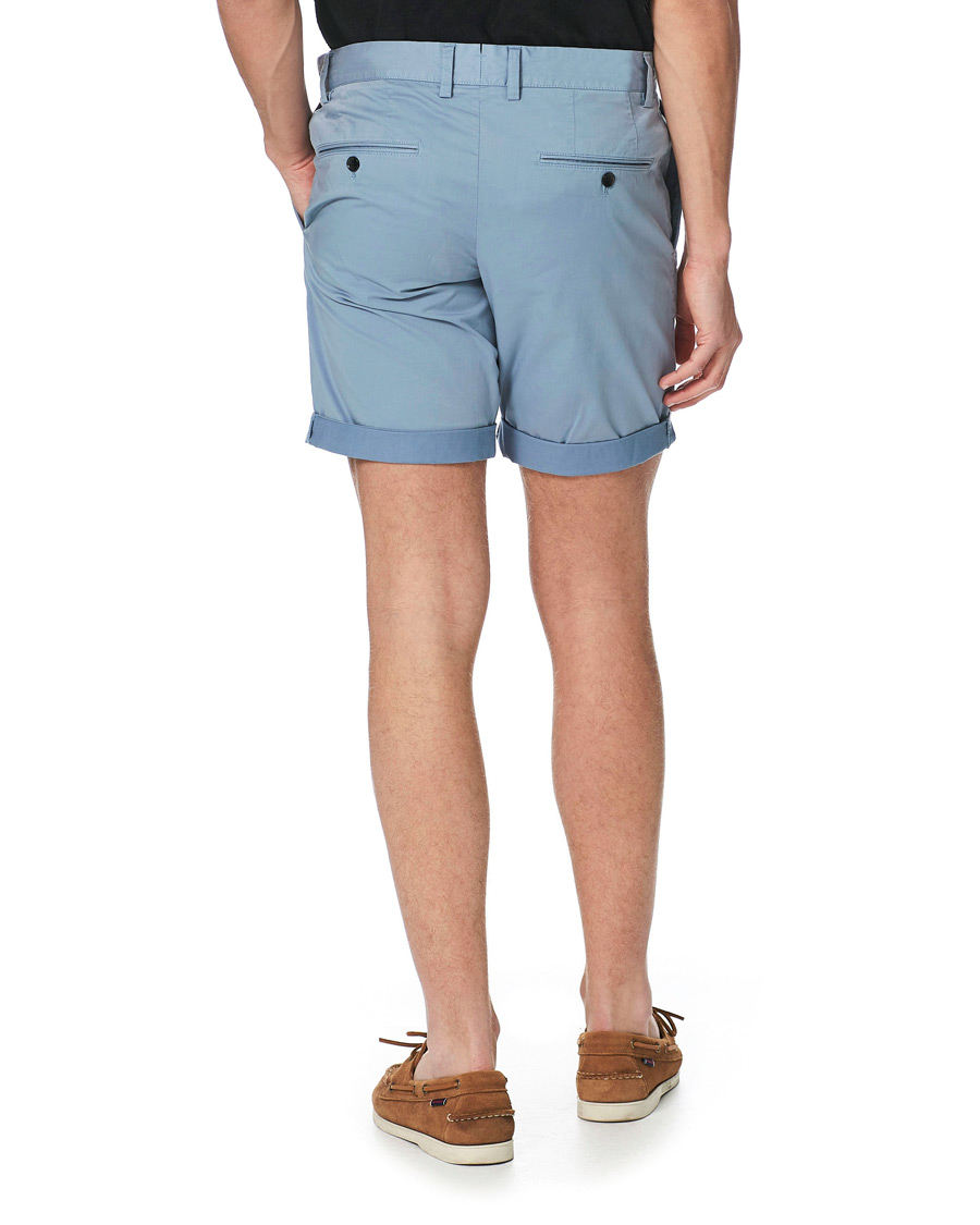 Heren | Korte broek | J.Lindeberg | Nathan Super Satin Shorts Steel Blue