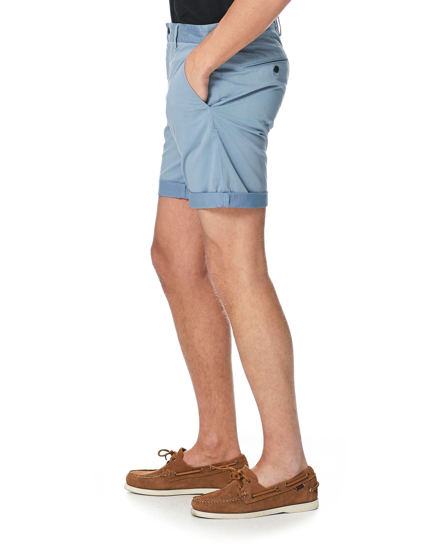 Heren | Korte broek | J.Lindeberg | Nathan Super Satin Shorts Steel Blue
