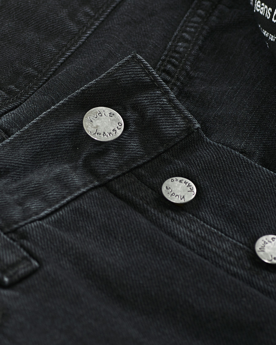 Heren | Korte broek | Nudie Jeans | Josh Stretch Denim Shorts Black Water