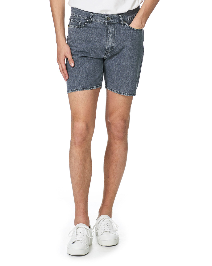 Heren | Korte broek | Tiger of Sweden | Jin Stretch Denim Shorts Black