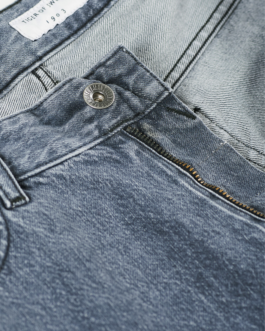 Heren | Korte broek | Tiger of Sweden | Jin Stretch Denim Shorts Black