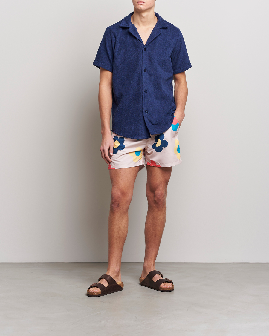 Heren | Zwembroek | OAS | Printed Swimshorts Daisy
