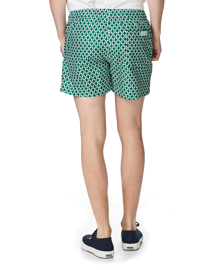 Heren | Zwembroek | OAS | Printed Swim Shorts Green Tile