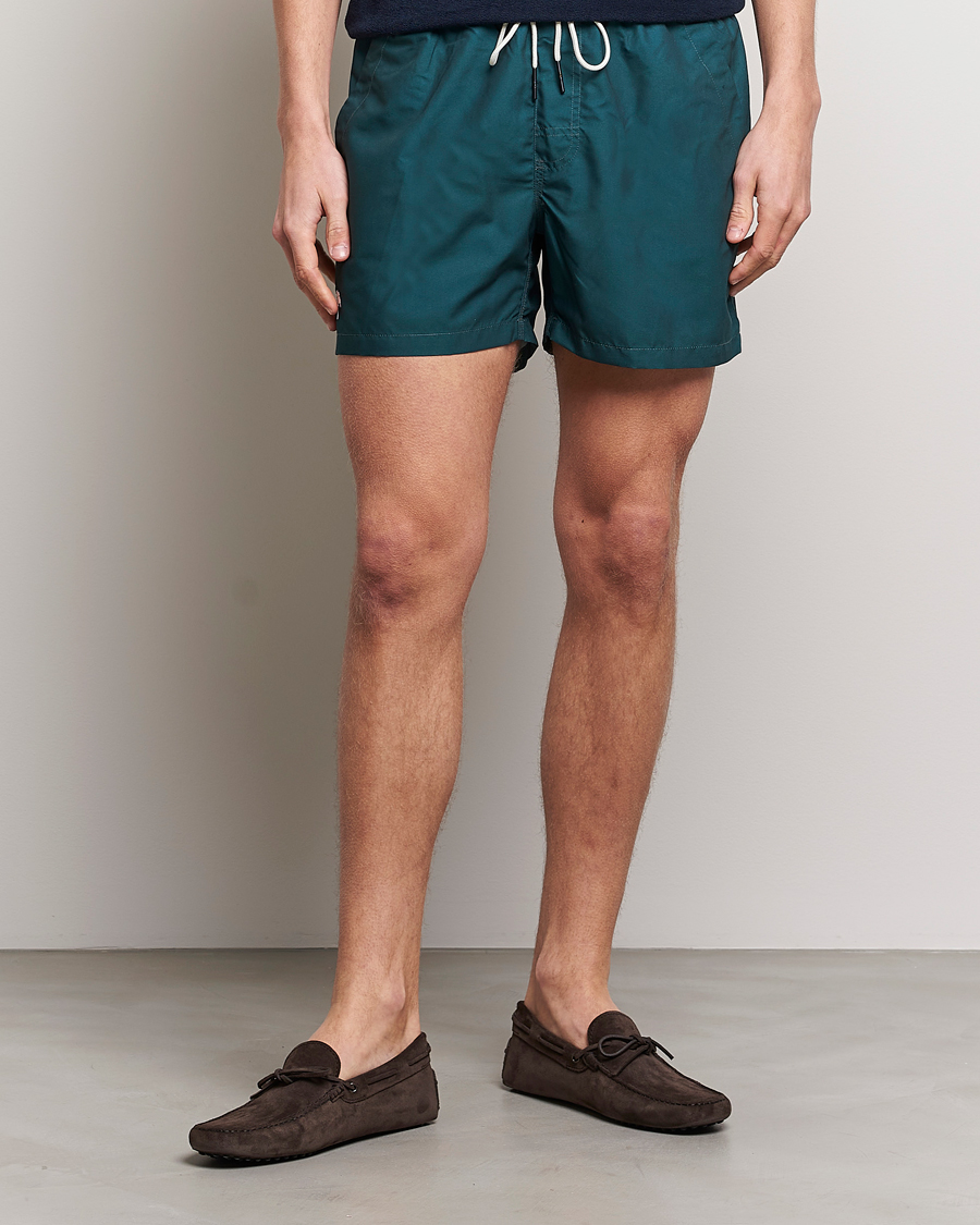 Heren | Zwembroek | OAS | Plain Swimshorts Dark Green