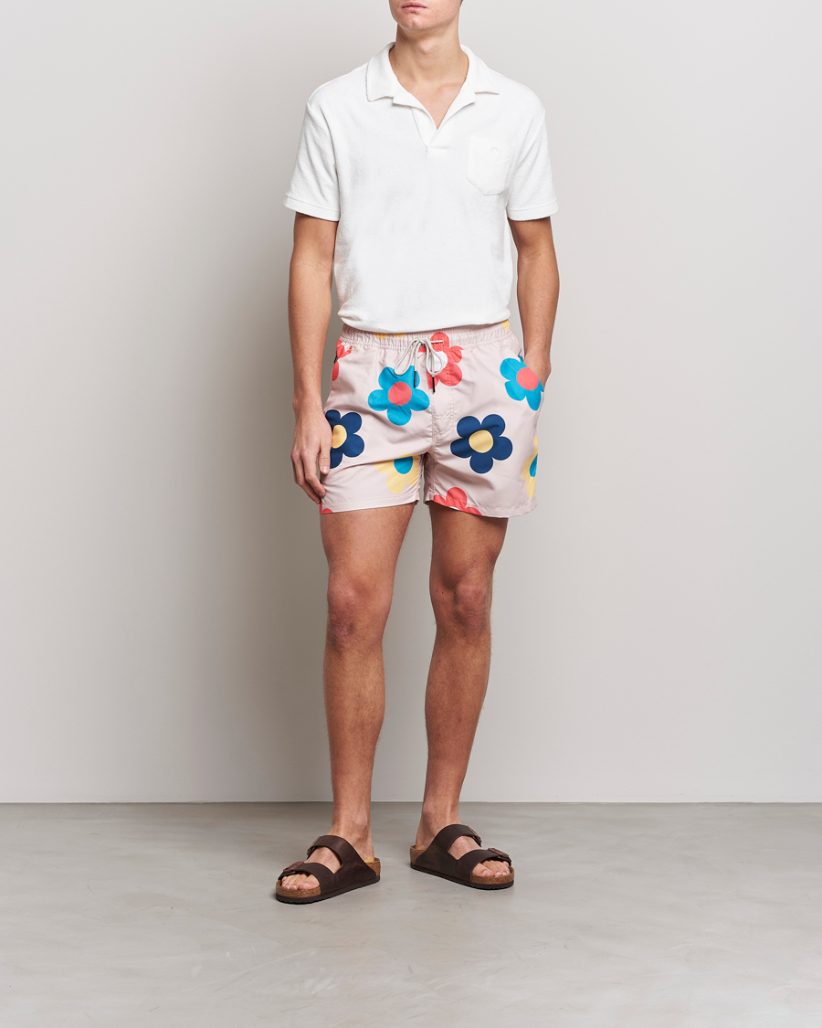 Heren | Polo's | OAS | Short Sleeve Terry Polo White