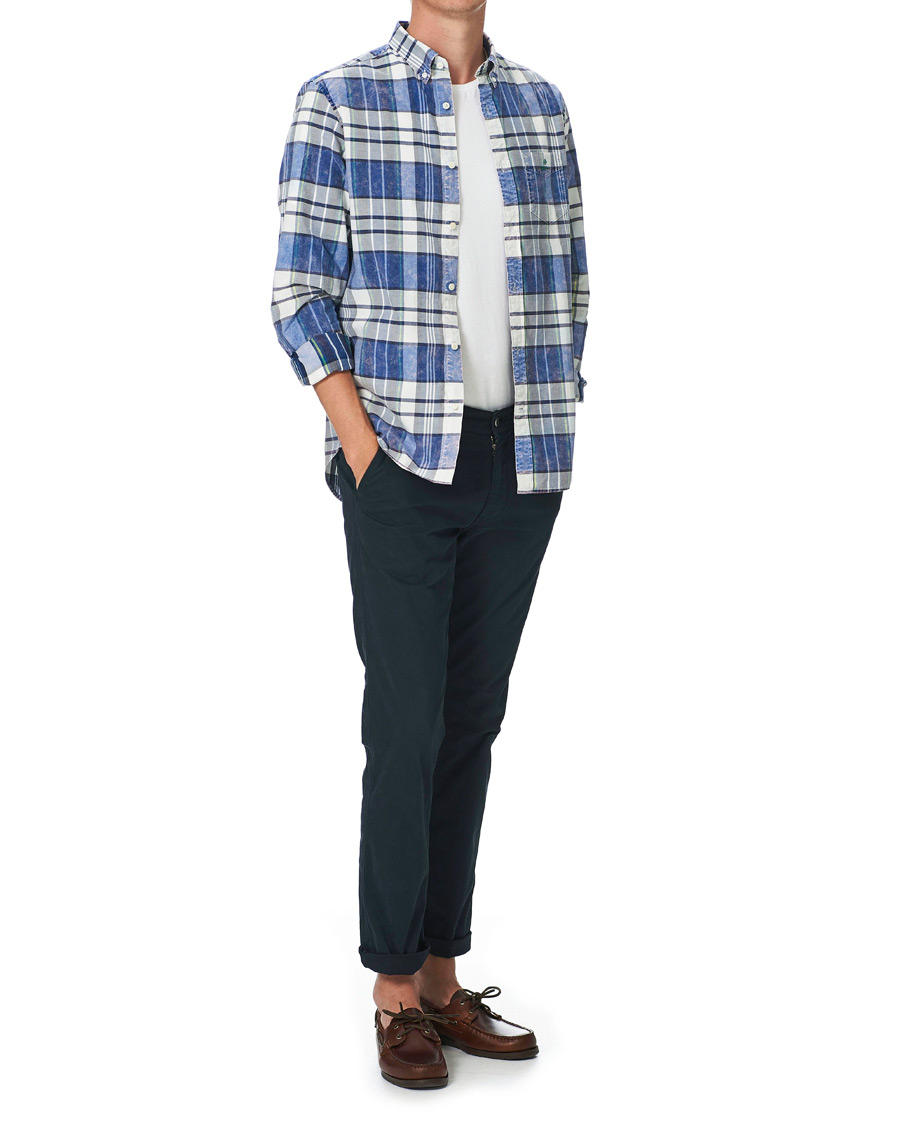 Heren | Overhemden | GANT | Regular Fit Bold Check Shirt Collage Blue