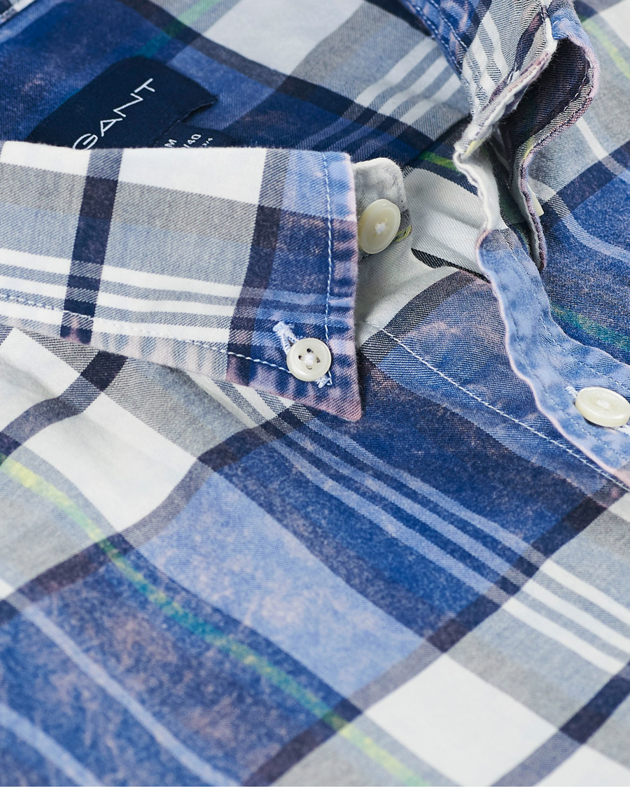 Heren | Overhemden | GANT | Regular Fit Bold Check Shirt Collage Blue