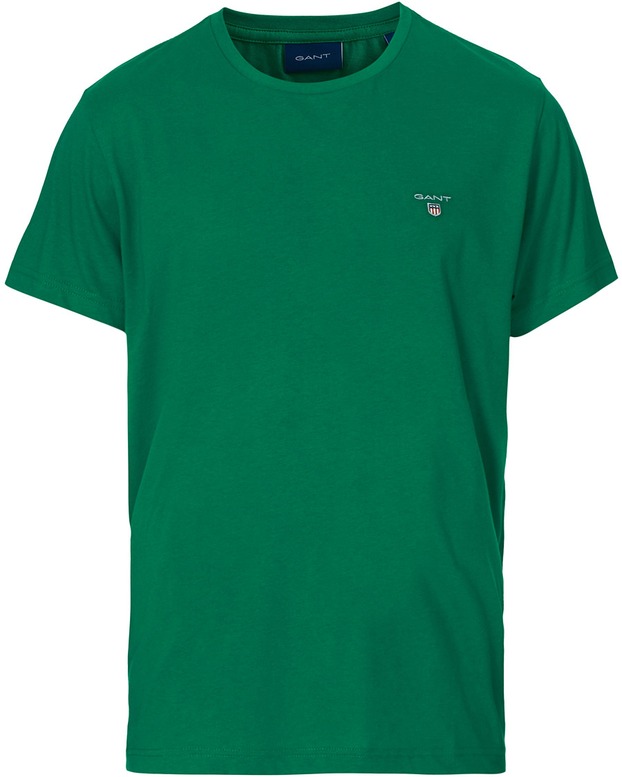 Heren | T-shirts | GANT | Original Crew Neck Tee Lavish Green