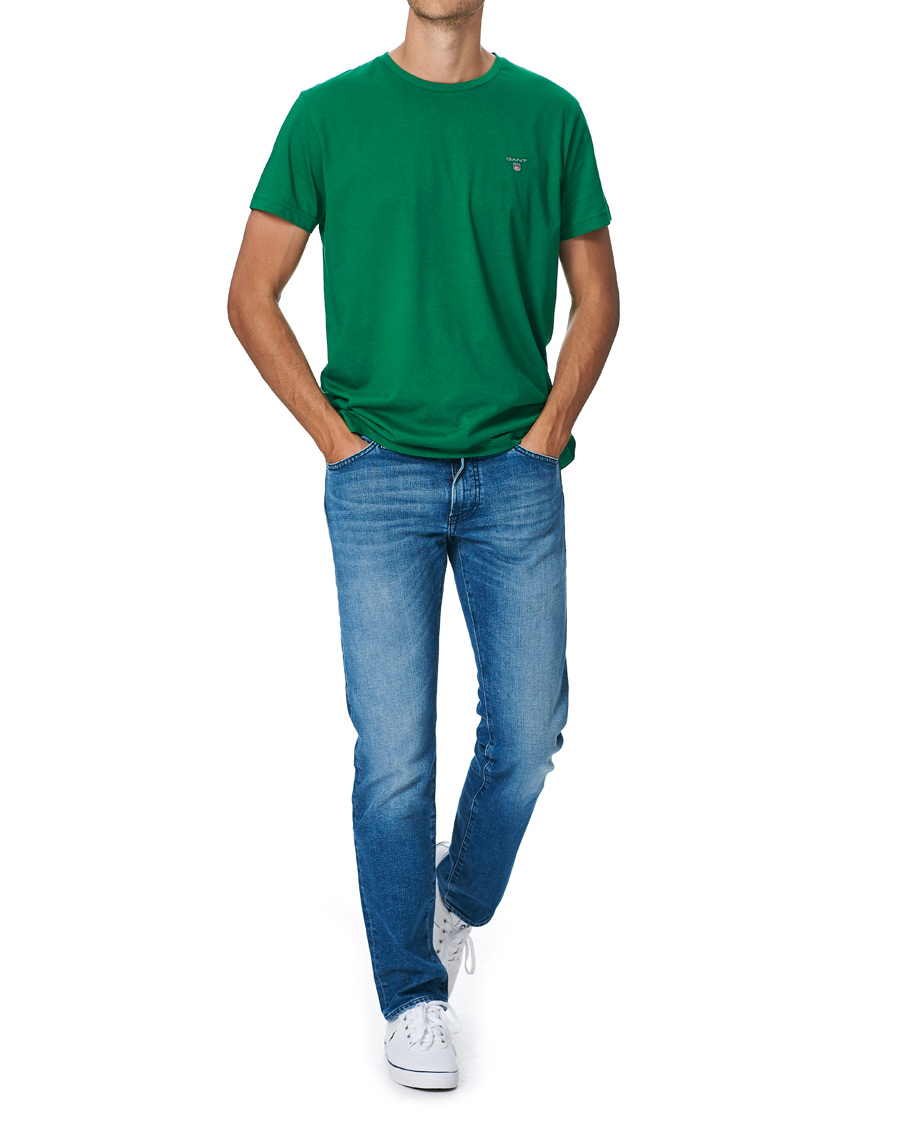 Heren | T-shirts | GANT | Original Crew Neck Tee Lavish Green