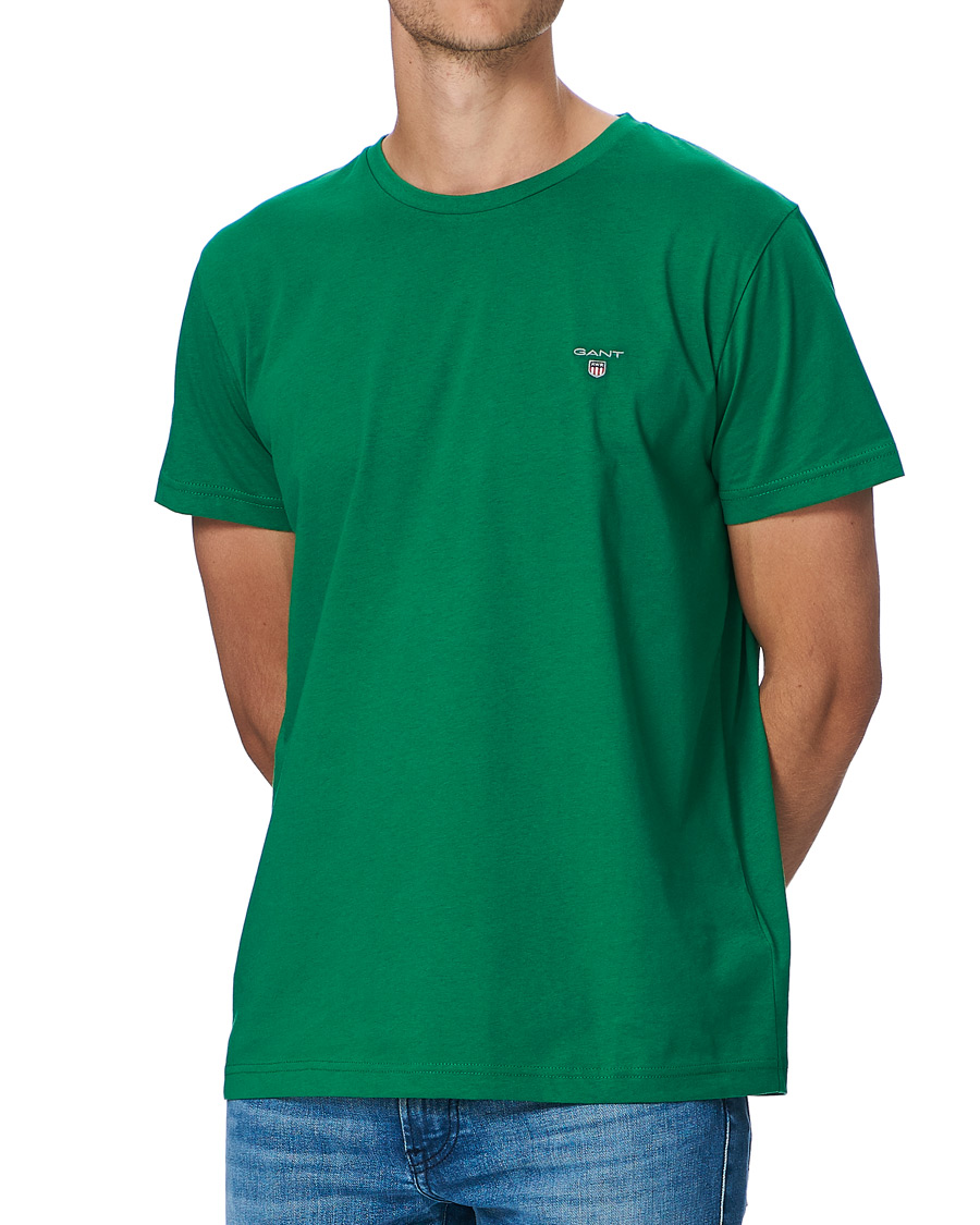 Heren | T-shirts | GANT | Original Crew Neck Tee Lavish Green