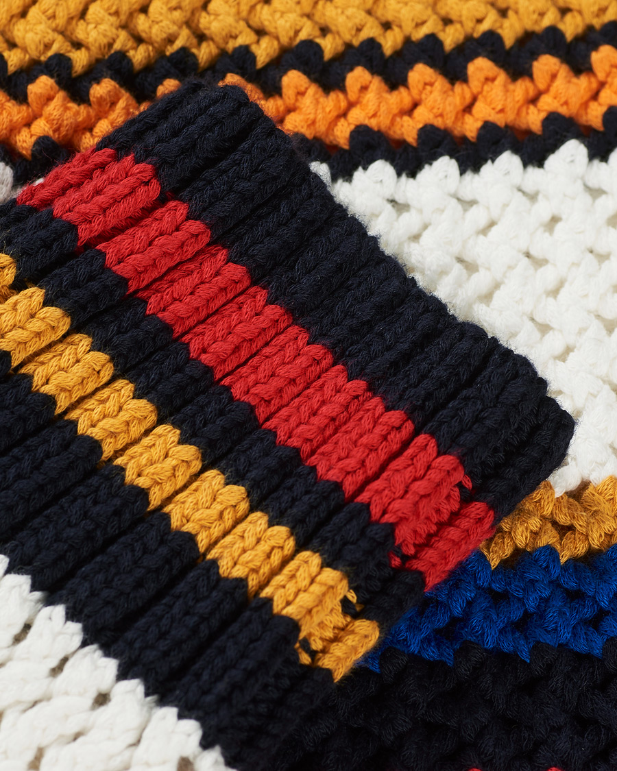 Heren | Truien | GANT | Open Knit Stripe Crew Neck Multi