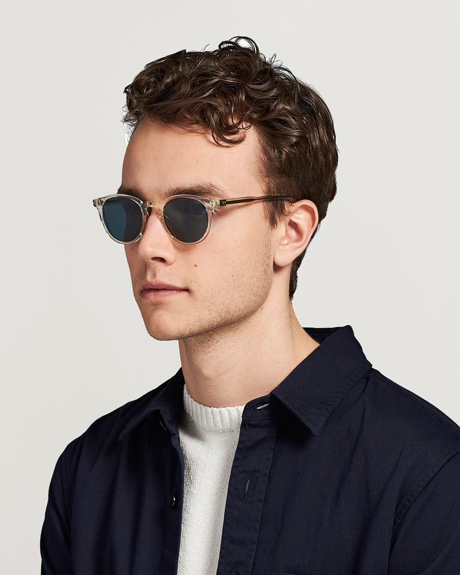 Heren | Zonnebrillen | Garrett Leight | Clement Sunglasses Pure Glass/Pure Bluesmoke