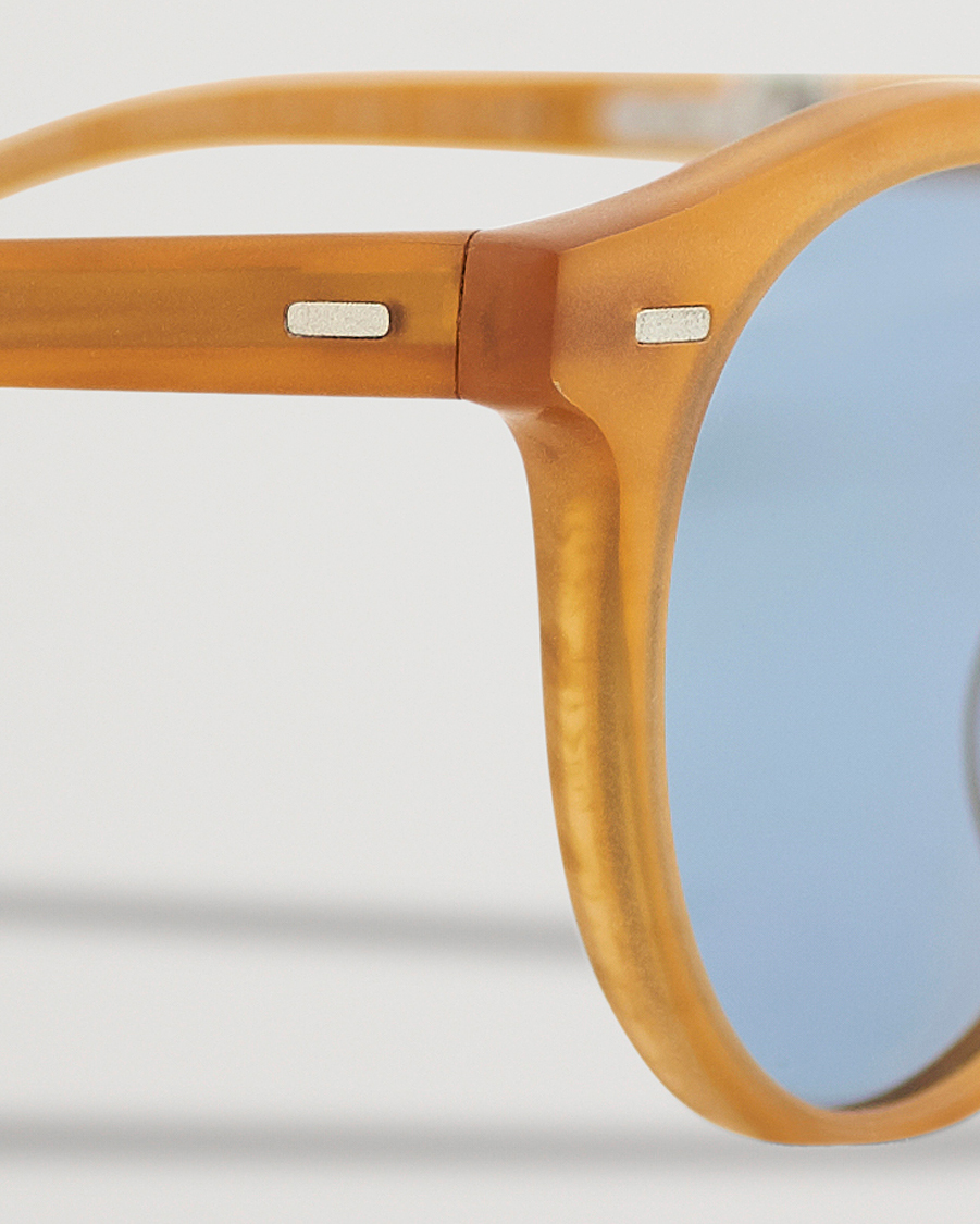 Heren | Ronde frame zonnebrillen | Oliver Peoples | Gregory Peck 1962 Folding Sunglasses Matte Amber