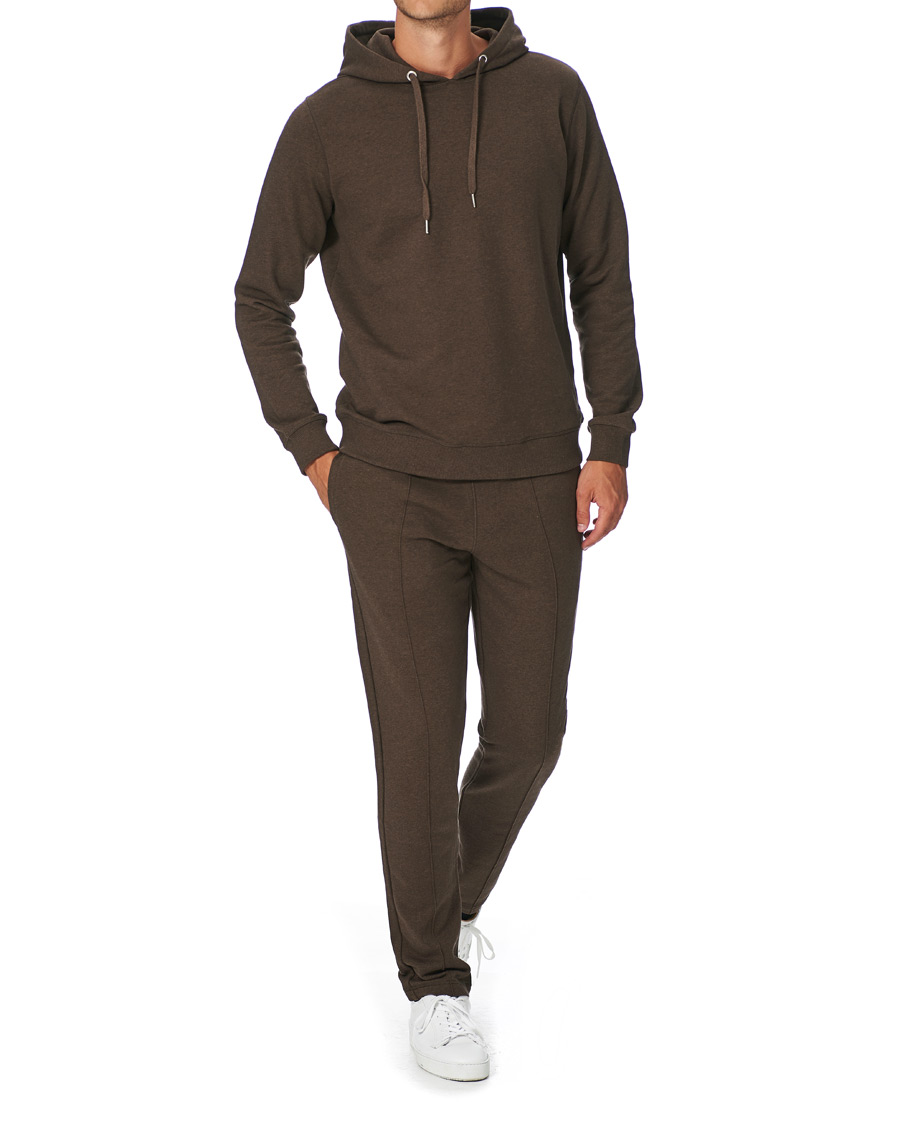Heren | Truien | Stenströms | Cotton College Hoodie Brown