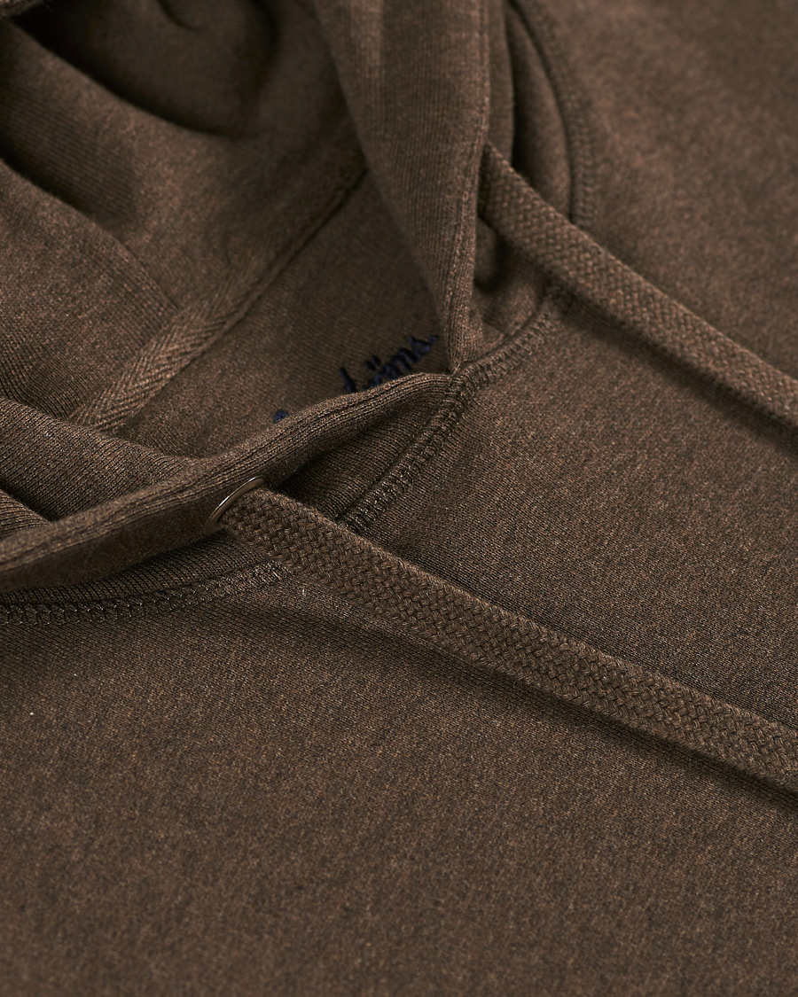 Heren | Truien | Stenströms | Cotton College Hoodie Brown