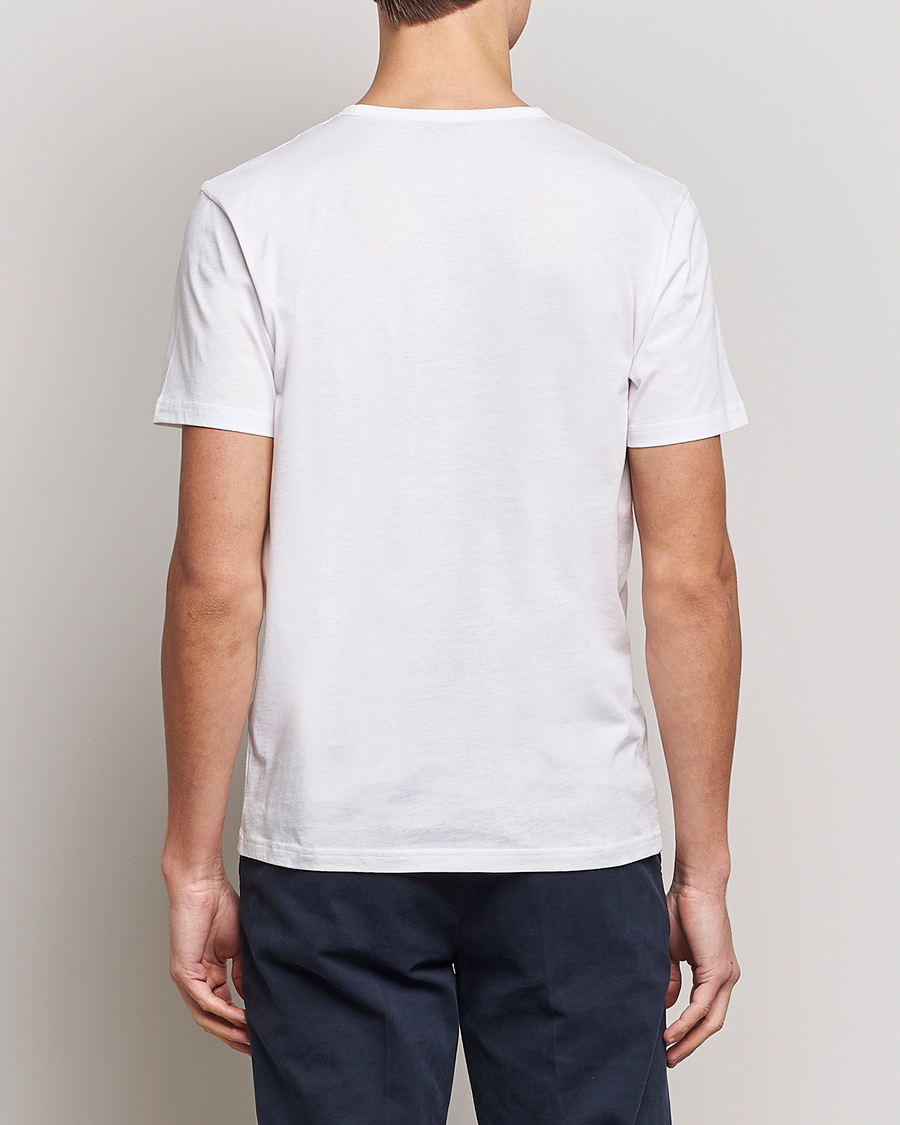 Heren | T-shirts | Stenströms | Solid Cotton T-Shirt White