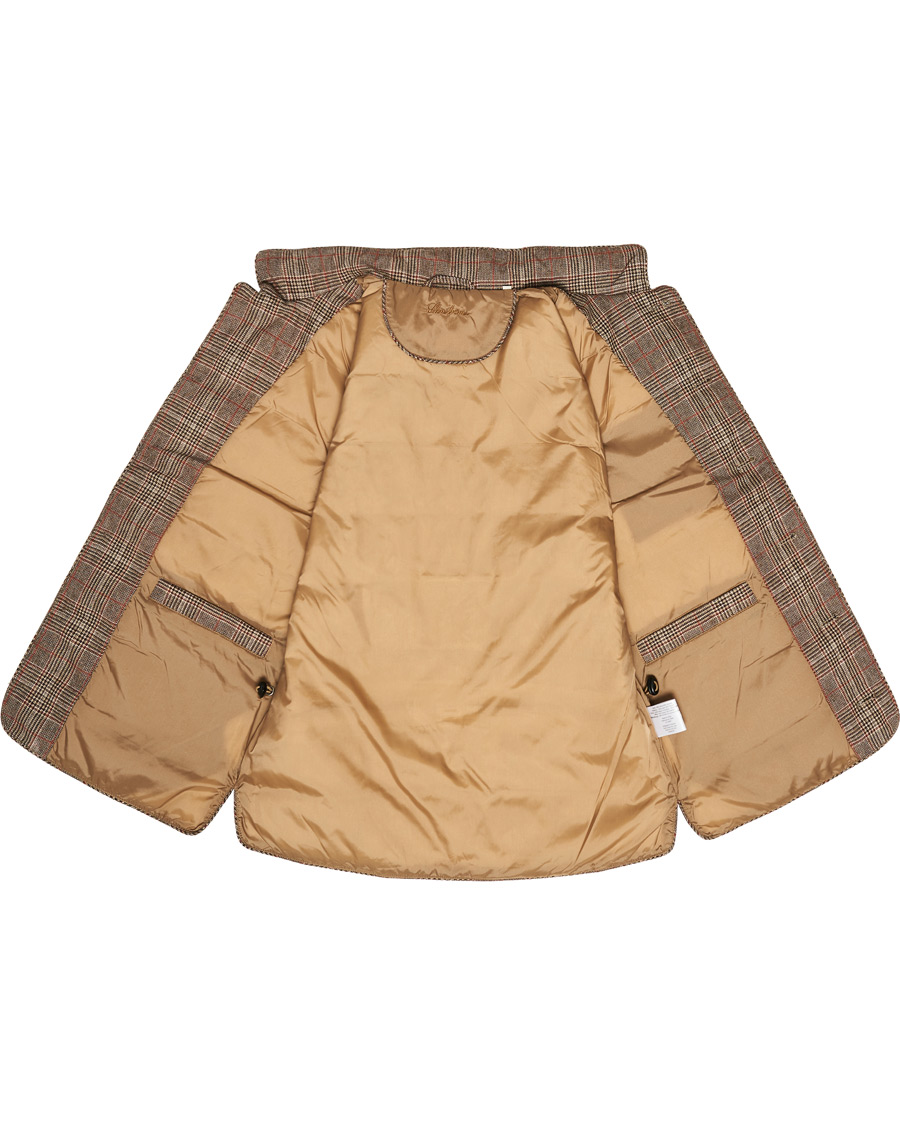 Heren | Jassen | Stenströms | Quilted Check Wool Vest Brown