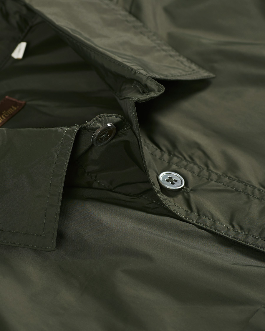Heren | Overhemden | Stenströms | Nylon Overshirt Dark Green