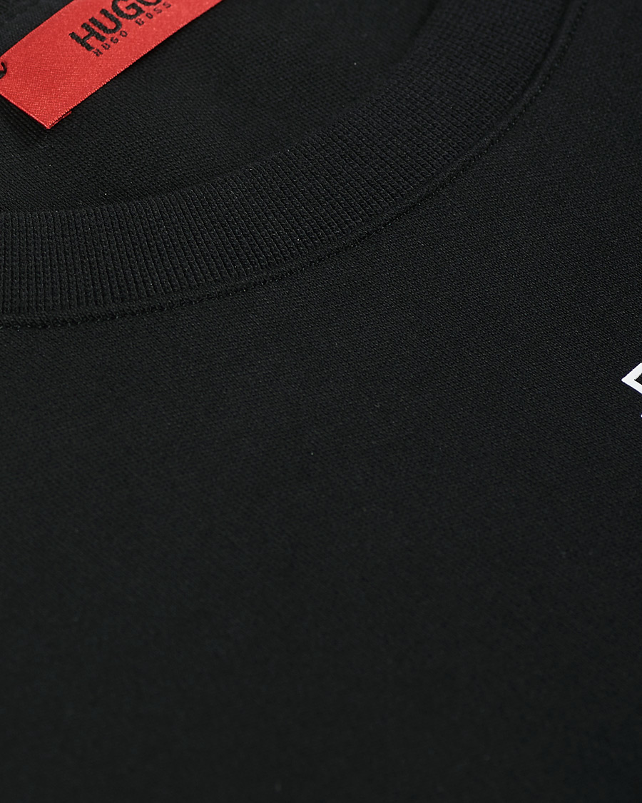 Heren | Truien | HUGO | Doby Logo Sweatshirt Black