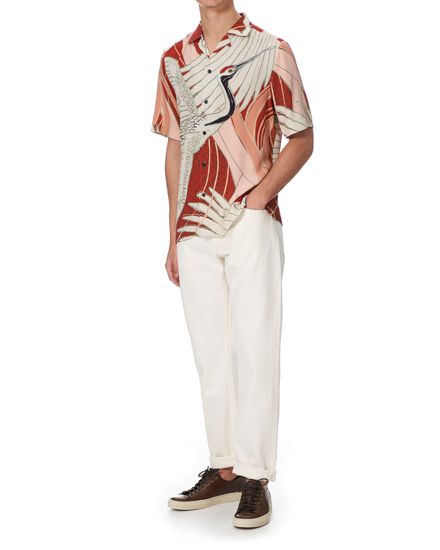 Heren | Overhemden | HUGO | Efab Printed Camp Collar Short Sleeve Shirt Multi