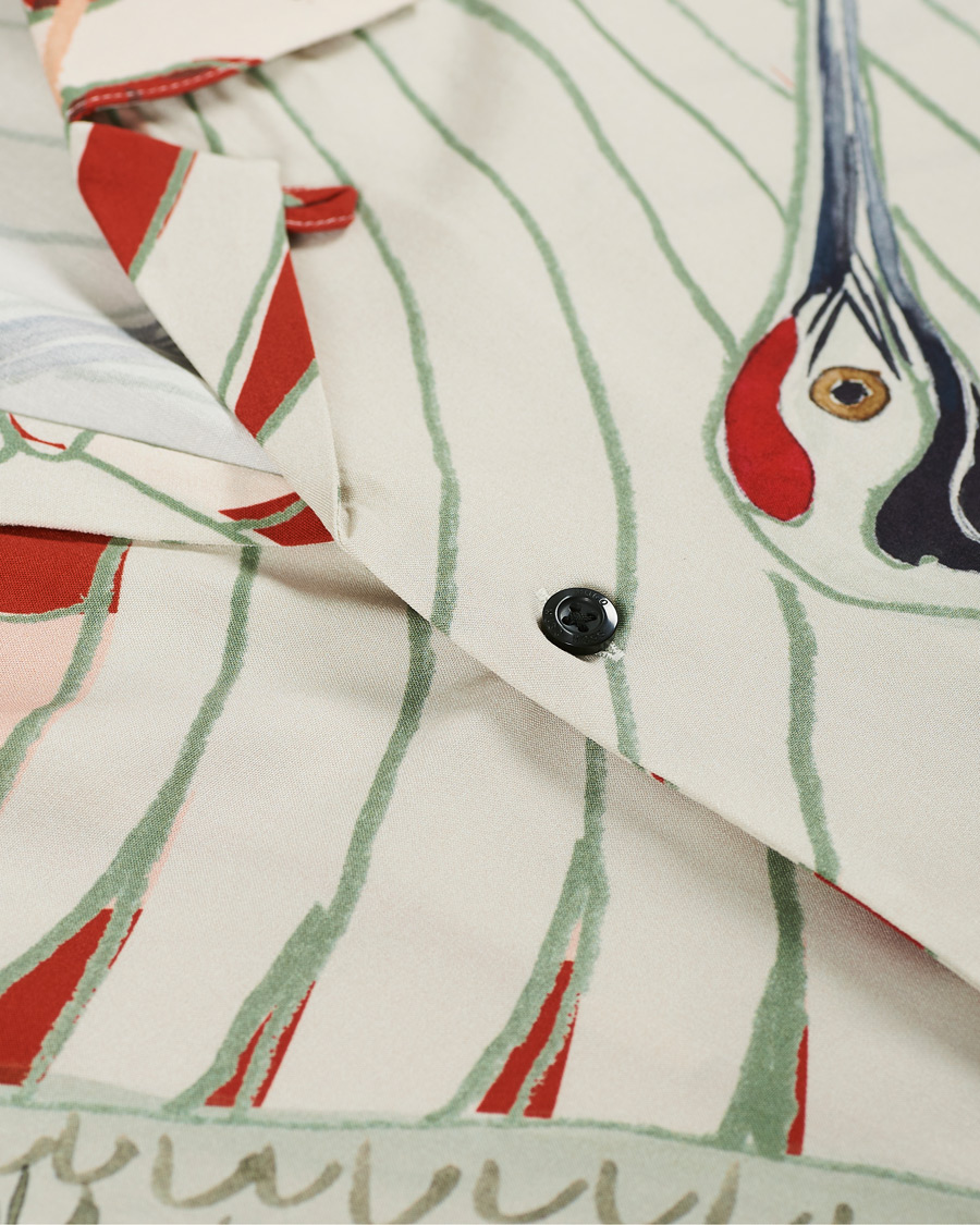 Heren | Overhemden | HUGO | Efab Printed Camp Collar Short Sleeve Shirt Multi
