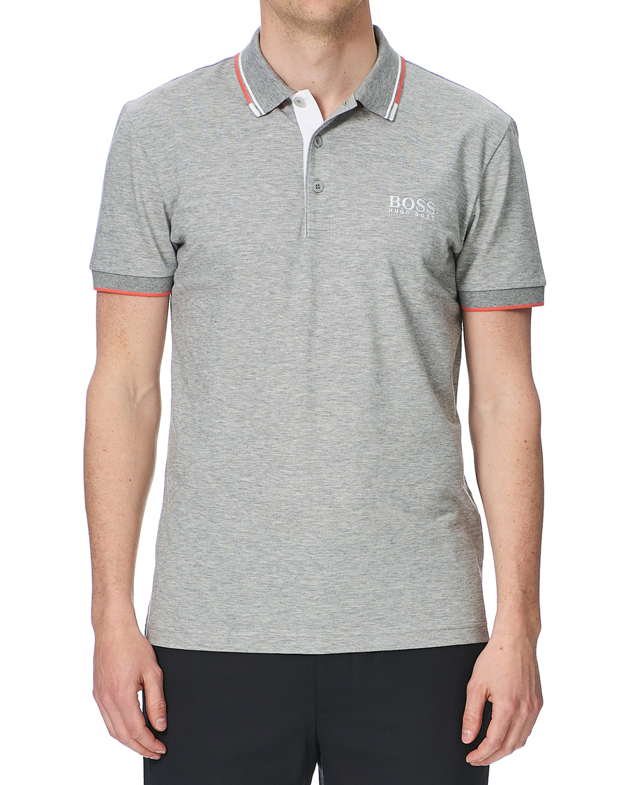 Heren | Polo's | BOSS GREEN | BOSS Athleisure Paddy Pro Polo Medium Grey