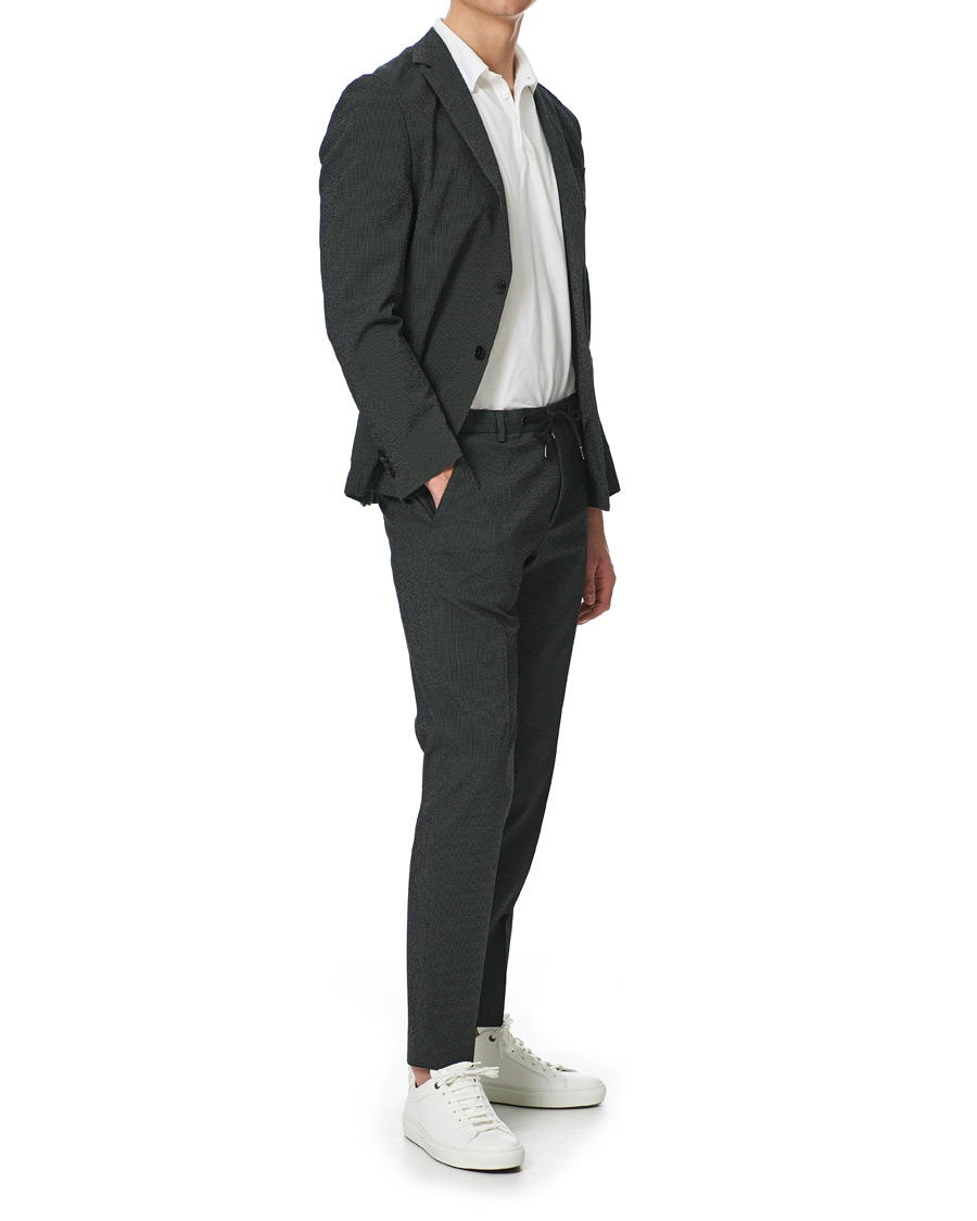 Heren | Blazers | BOSS BLACK | BOSS Nolvay Seersucker Patch Pocket Blazer Dark Green
