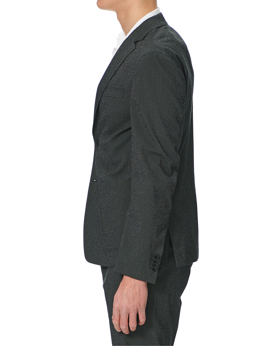 Heren | Blazers | BOSS BLACK | BOSS Nolvay Seersucker Patch Pocket Blazer Dark Green