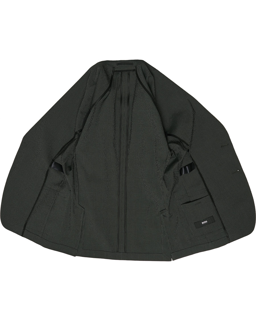 Heren | Blazers | BOSS BLACK | BOSS Nolvay Seersucker Patch Pocket Blazer Dark Green