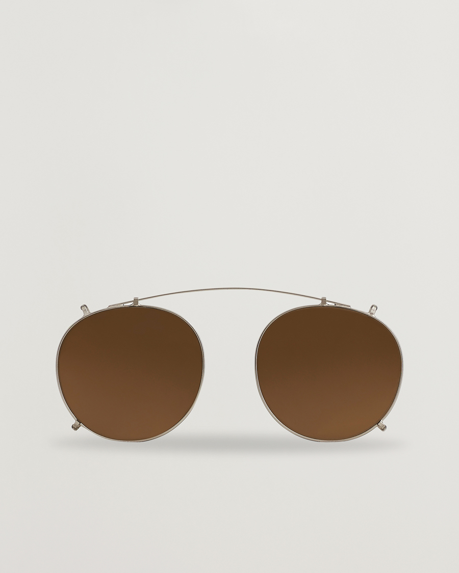Heren | Zonnebrillen | TBD Eyewear | Clip-ons Silver/Tobacco