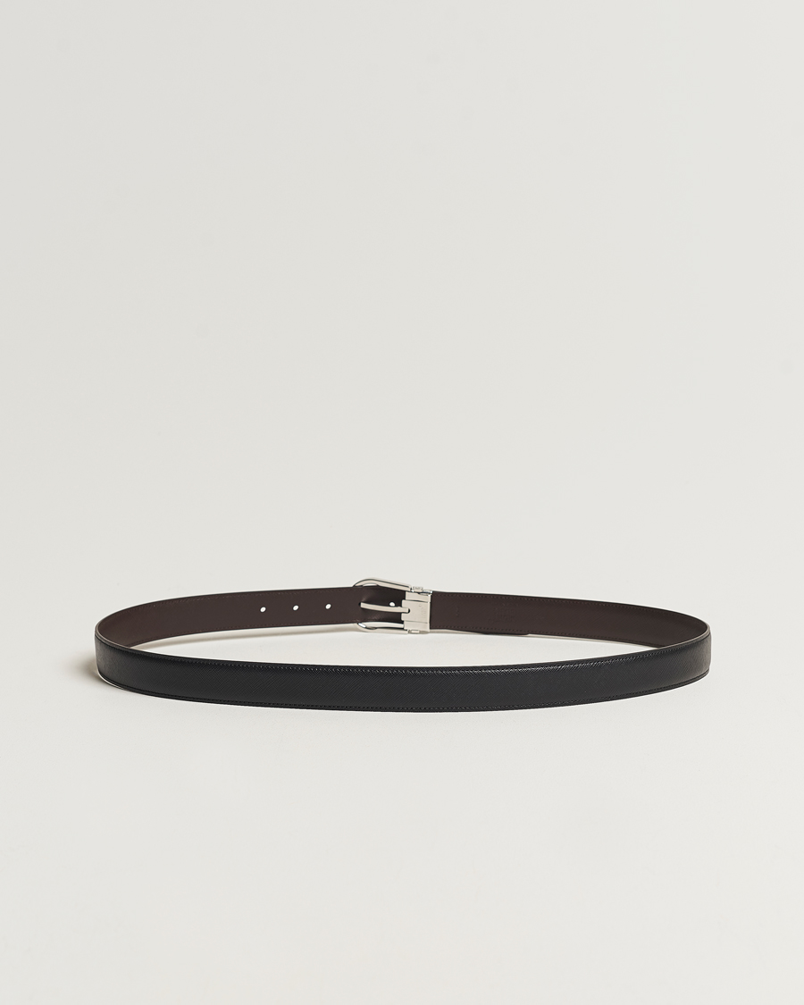 Heren | Accessoires | Montblanc | Reversible Saffiano Leather 30mm Belt Black/Brown